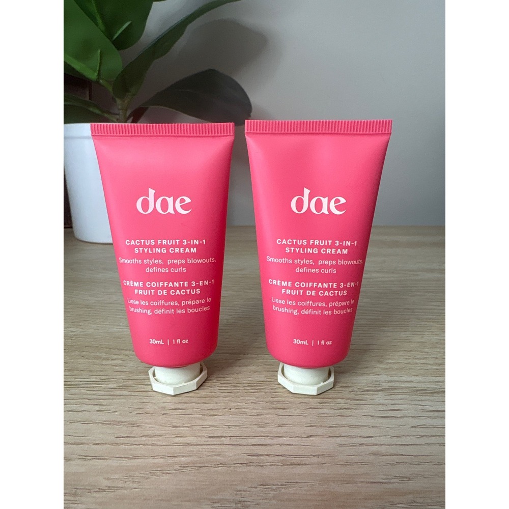 Dae Cactus Fruit 3-in-1 Styling Cream Travel Size 1oz Lot of 2 New Sealed